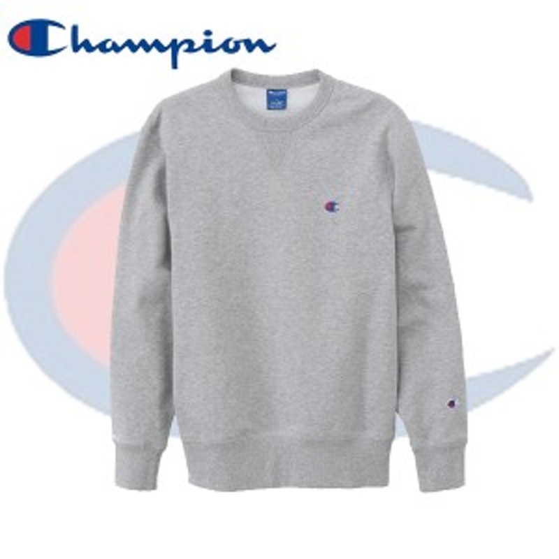 Champion チャンピオン Vガゼット シーズンレス クルーネックスウェットシャツ トレーナー 裏毛 C3-LS050 メンズ  オックスフォードグレー 通販 LINEポイント最大1.0%GET | LINEショッピング