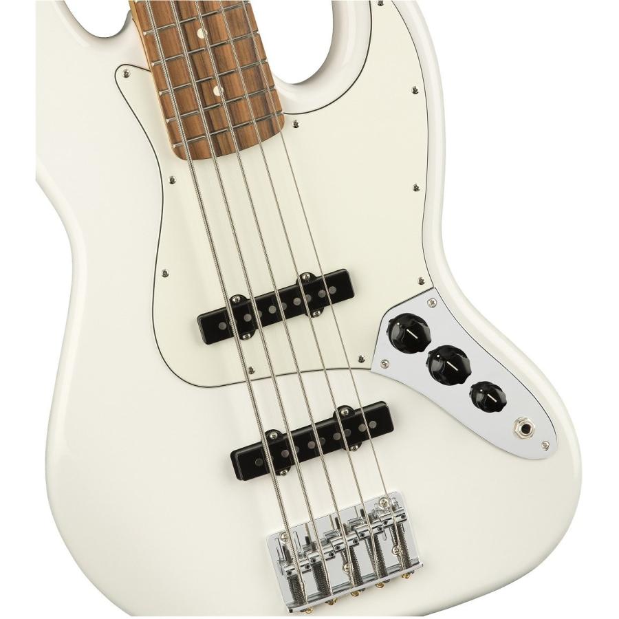 Fender   Player Jazz Bass V Pau Ferro Polar White 5弦ベース VOXヘッドホンアンプ付属エレキベース初心者セット(YRK)