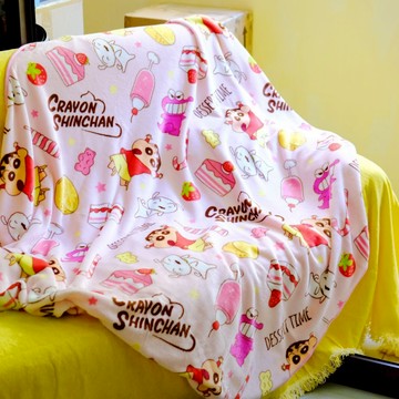 【蠟筆小新】正版授權🔥 小新雙人法蘭絨毛毯 日落小物  交換禮物 聖誕禮物
