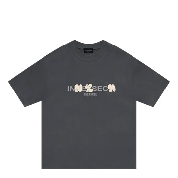EDC INNERSECT FOG JERRY LORENZO MICKEY HAND TEE CHARCOAL GRAY