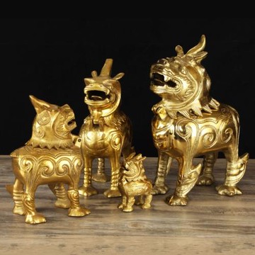 純銅貔貅擺件招財聚財皮丘鎮宅皮休家居客廳門口店鋪開業裝飾擺設