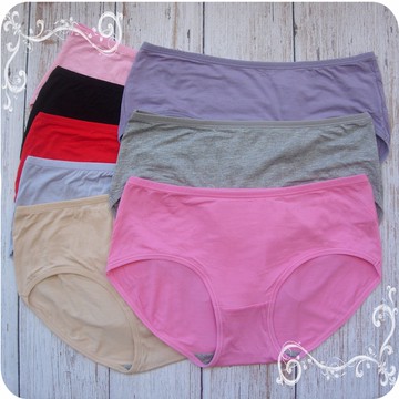 L~XL可穿 加大輕盈細柔素面內褲(建議27~33腰)透氣貼身 舒適好穿植物纖維 中低腰  女生內褲吉妮儂來批發 819