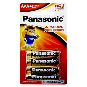 Panasonic 鹼性電池4號  4入  1組