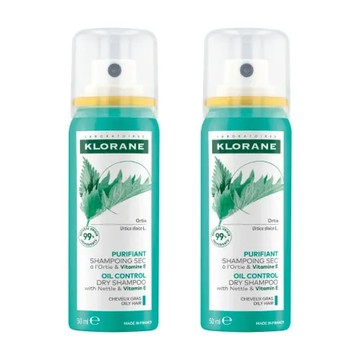 KLORANE蔻蘿蘭 根源控油乾洗髮50ml​(2入組)