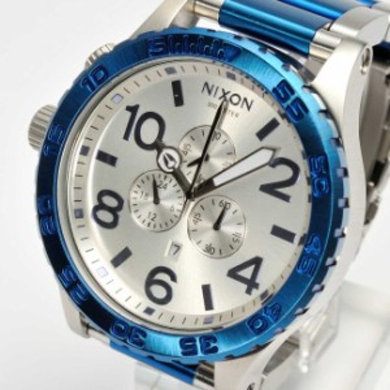 ニクソン NIXON 腕時計 51-30 CHRONO メンズ A083-Blue Silver ブルー ...