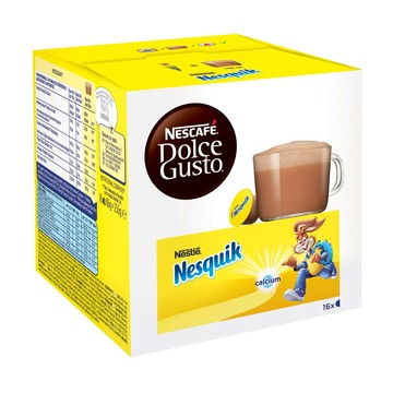 Nespresso 雀巢 Nesquik 高鈣巧克力飲品  16g  16入  1盒