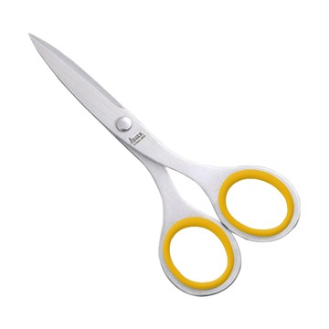 【ALLEX林刃物】事務用短刃剪刀135mm-黃