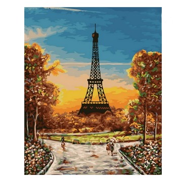 ArtLife 藝術生活 數字油畫DIY 50 x 40cm  午後的艾菲爾  1組