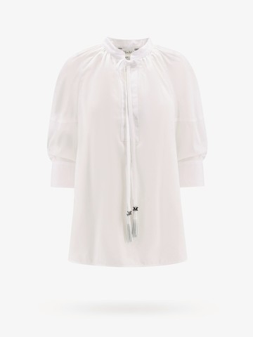 Cotton shirt with balloon sleeves - MAX MARA - gender_Woman
