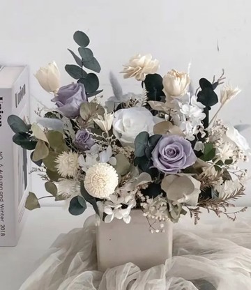 【FLORA FLOWER】開幕永生盆花-文青質感