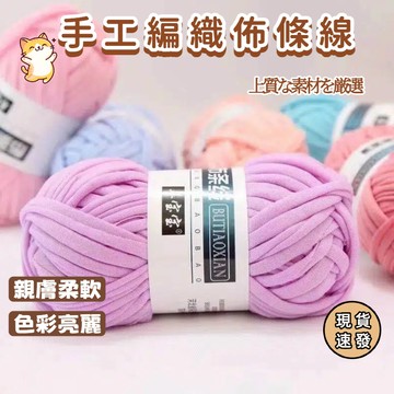 ⚡現貨速發⚡ 布條線素色 手工編織 包包線鈎針 粗毛線 鉤包包線 編織線 收納籃 毯子 地墊 毛線編織材料 手工包包