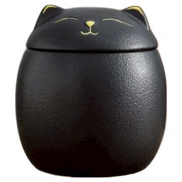 寵物骨灰罈 貓咪 小號 黑色  1個  8 x 7.2cm