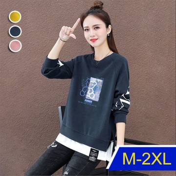 [韓國K.W.]正韓保暖復刻假二件式上衣(保暖/上衣/秋冬裝/新品)