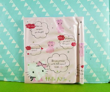 【震撼精品百貨】Hello Kitty 凱蒂貓 造型書套 粉抱熊【共1款】 震撼日式精品百貨