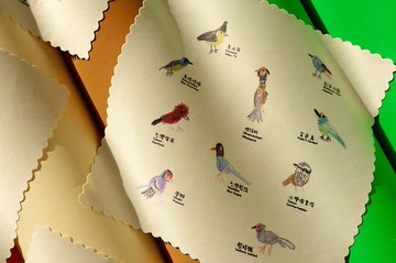 手繪 台灣鳥 圖鑑 萬用擦拭布 拭淨布 眼鏡布
