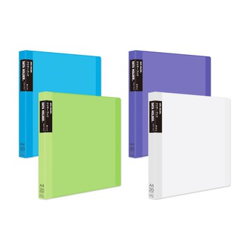 A4資料本/20張入-簡約(顏色隨機) [大買家]