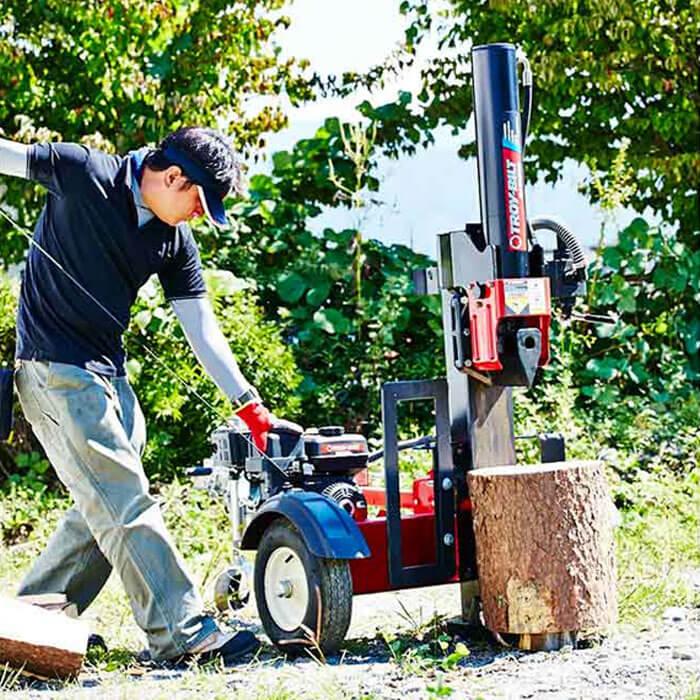 MTD　TROY-BILT　ログスプリッター　縦割・横割両対応［TB27LS］破砕力27t　Troy-Biltエンジン式薪割機　※メーカー直送