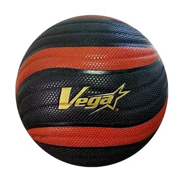 台灣 Vega 十字紋合成皮旋風異形籃球 棕色/黑色  1顆  OBU-722BK  7號