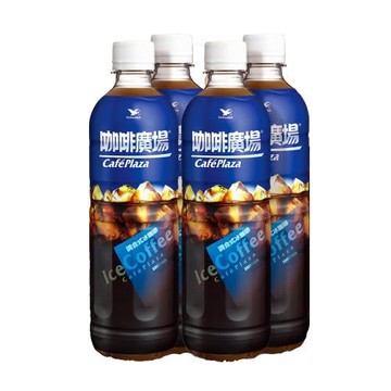 【統一】咖啡廣場調和式冰咖啡600mlx4入/組