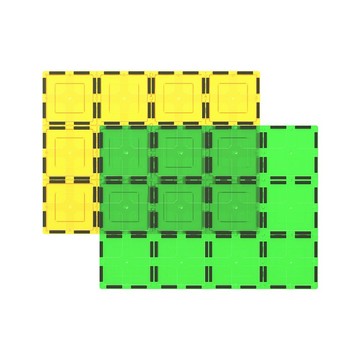 PicassoTILES 畢卡索 大型穩定磁力片積木 2塊  1盒