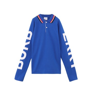 Burberry Kids 男童長袖POLO衫