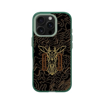 iPhone 16 Pro Clear 憂墨綠 - 花生騷 WasangShow - DAYA等高線