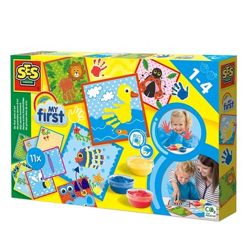 荷蘭SES DIY手作系列-掌印畫藝術 適用年齡：一歲以上  多色  1盒