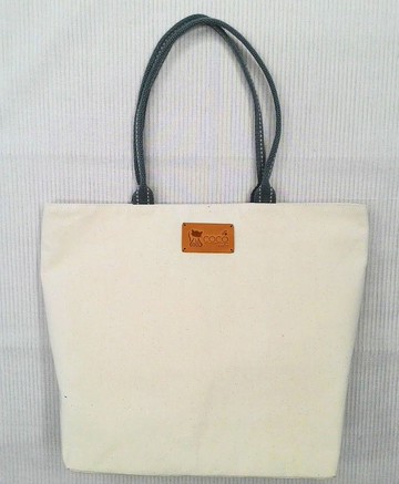 無印帆布加大淑女型側背袋包(印刷 蝶谷巴特 素材)SCL04