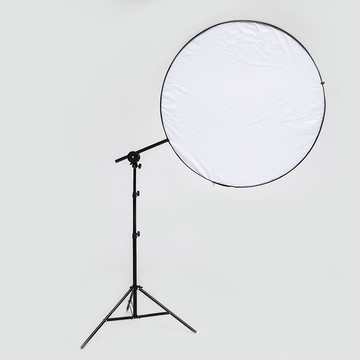 貝陽 反光板支架+2米高燈架 柔光板支架夾反光板臂架子攝影棚器材影樓用品影棚設計兒童影樓道具拍照支架