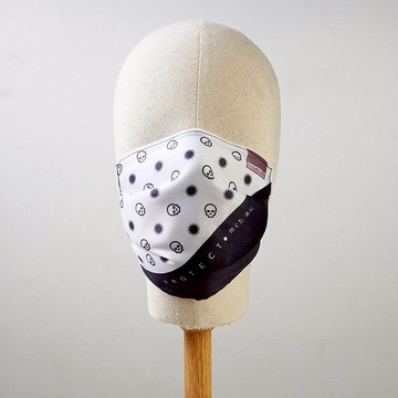 1 件薩洛布面罩，圖案，5 層保護，防塵，防塵