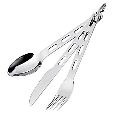 GSI Outdoors Glacier Stainless Pieces Ring Cutlery by