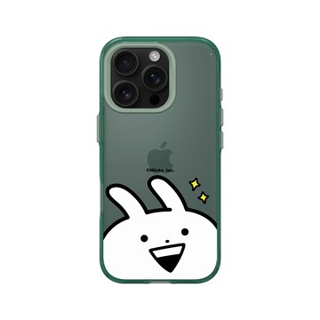 iPhone 16 Pro Clear 憂墨綠 - Usagyuuun 小突兔 - 炙熱的眼神