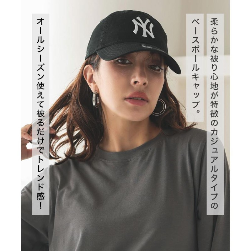 NEW ERA ニューエラ キャップ ベージュ レディース 9TWENTY クロス