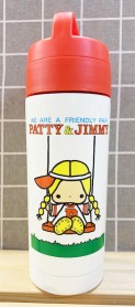 【震撼精品百貨】彼得&吉米Patty & Jimmy~日本SANRIO三麗鷗不鏽鋼保溫瓶350ML-紅*63164