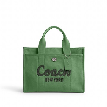 精選★COACH Cargo 34 純色刺繡Logo 帆布大號托特包 CP158(預購)~【夏日美包★菲尼斯 國際精品↘3折起】