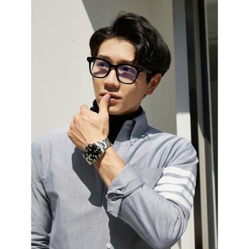 潮牌襯衫TB HOMTOP長袖男女情侶裝純棉牛津紡商務休閑春夏季襯衣