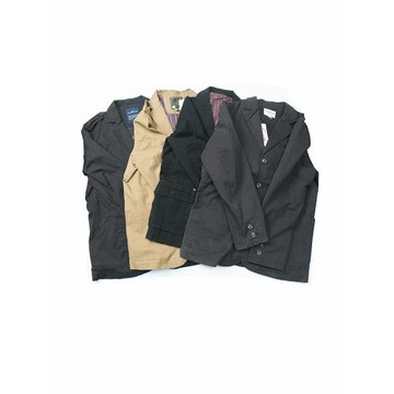 撤柜好物 美式復古做舊水洗棉西服 多色秋冬休閑寬松工裝外套8828