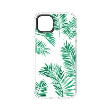 犀牛盾Clear 防摔背蓋手機殼 【獨家設計款】 -草綠系列-綠葉1