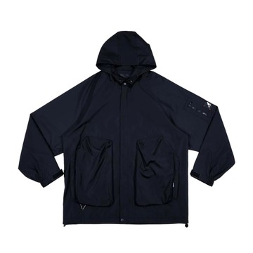 KANGOL 外套 黑色 多口袋 防潑水 防風外套 中性 6555142020