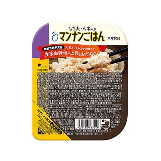 大塚食品 もち麦と玄米 マンナンごはん 150g ご飯 リゾット レンジ食品 インスタント食品 レトルト食品