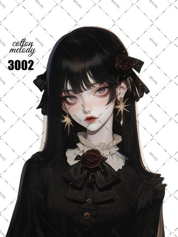 original sticker o.3002 人物貼紙 原創貼紙 cotton melody