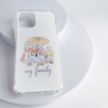 客製似顏繪 | 人像 寵物 客製化手機殼 情侶手機殼 防撞透明殼