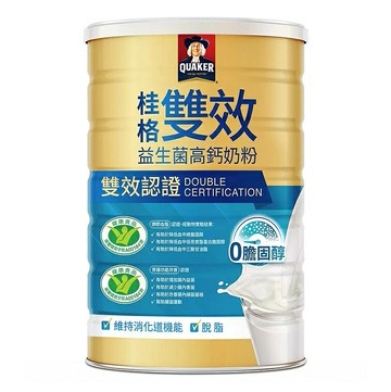 [COSCO代購6] C140645 桂格 雙效益生菌高鈣脫脂奶粉 1300公克