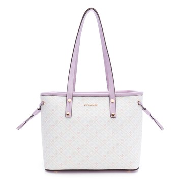 ✨喜迎春 - 獨享秒殺｜PLAYBOY-手提包附長背帶 Fanty系列 -紫色(551-3303-70-6)