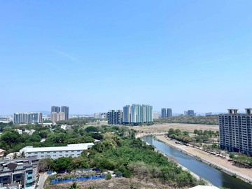 高大特區｜芳崗河左岸遠眺後勁溪~4房平車｜高雄市楠梓區援中路