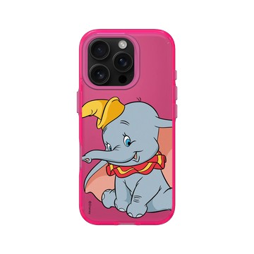 iPhone 16 Pro Clear 粉漾桃 - 迪士尼-經典系列 Disney Classics - 小飛象 Dumbo - Cute
