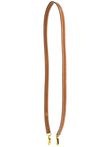Hermès Pre-Owned - 1997 contrast stitching shoulder strap - women - Calf Leather - One Size - Brown