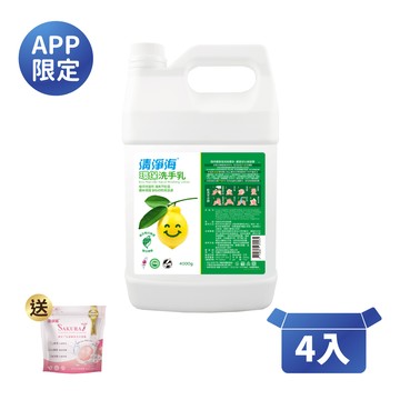 清淨海箱購組 環保洗手乳 4000g*4