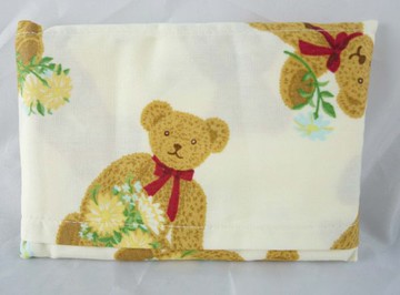 【震撼精品百貨】Holly's Bear 泰迪熊 面紙套 白花  震撼日式精品百貨