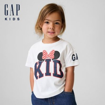 【GAP】babyGap × Disney迪士尼兒童圖案T恤-白色(895255)